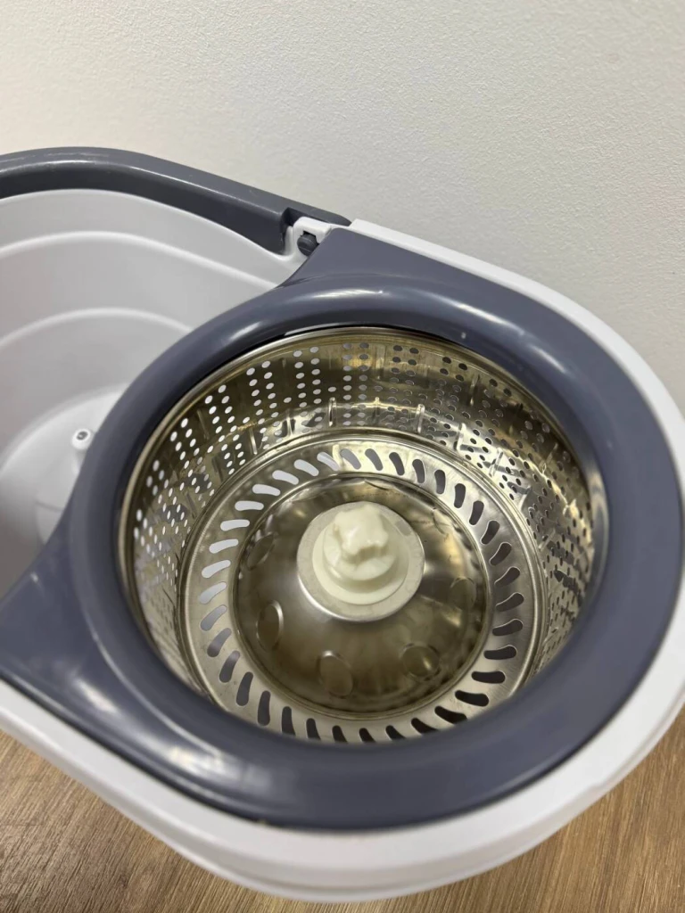 Ротационный набор швабра с ведром и отжимом из нержавеющей стали (xyj-v6) 7