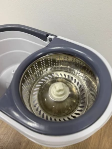 Ротационный набор швабра с ведром и отжимом из нержавеющей стали (xyj-v6) Thumbnail 7