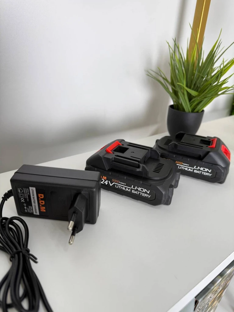 Masina de gaurit si insurubat cu acumulator 24v (lcd-6809) 4