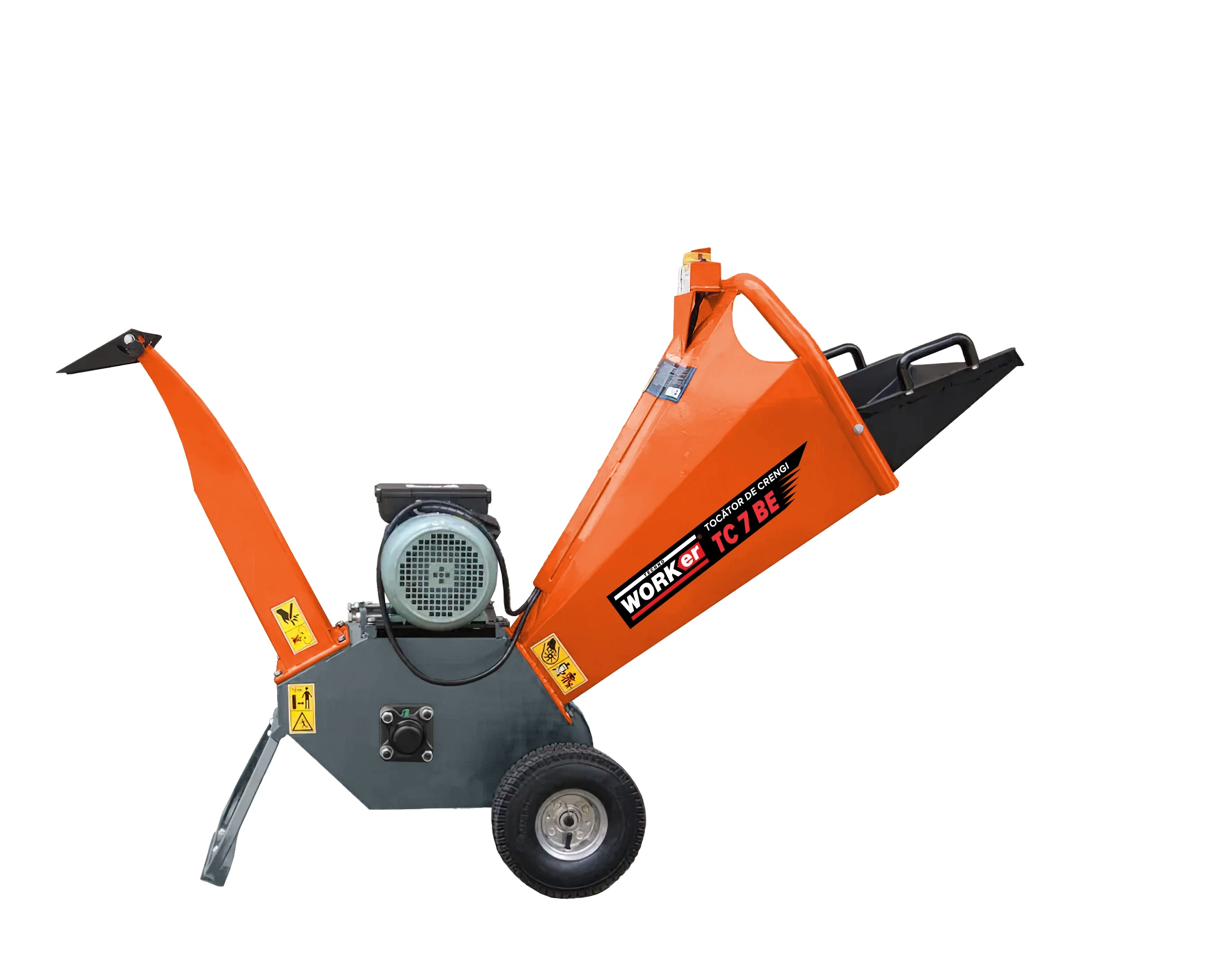 Электрический измельчитель веток technoworker tc 7 be 2