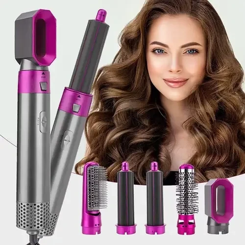 Perie pentru păr 5 in 1, styler multifuncțional cu aer cald, 1000w (tp-5+1) 6