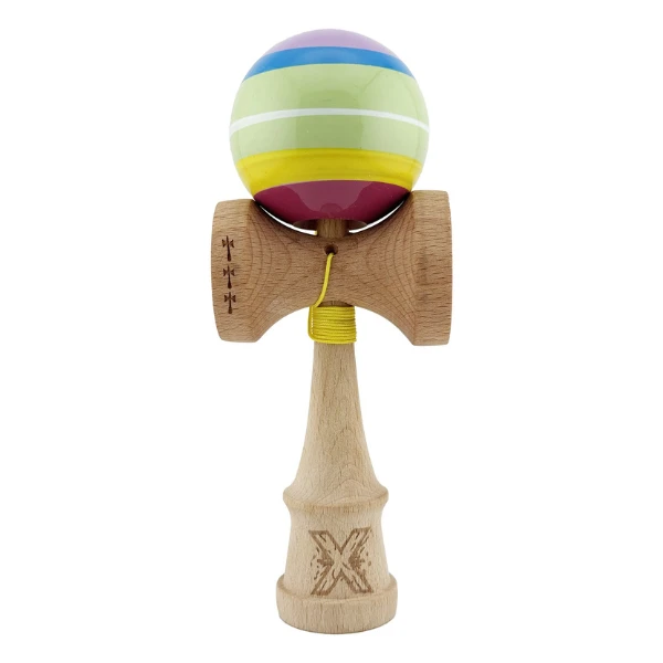 "kendama x original", profesionala, flippy, rulment metalic, ața 55 cm, cupe mari, 7.5 х 6 х 18 cm, multicoloră 2