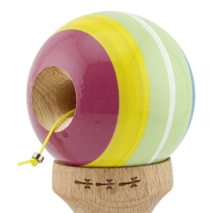 "kendama x original", profesionala, flippy, rulment metalic, ața 55 cm, cupe mari, 7.5 х 6 х 18 cm, multicoloră Thumbnail 6