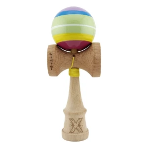 "kendama x original", profesionala, flippy, rulment metalic, ața 55 cm, cupe mari, 7.5 х 6 х 18 cm, multicoloră Thumbnail 2