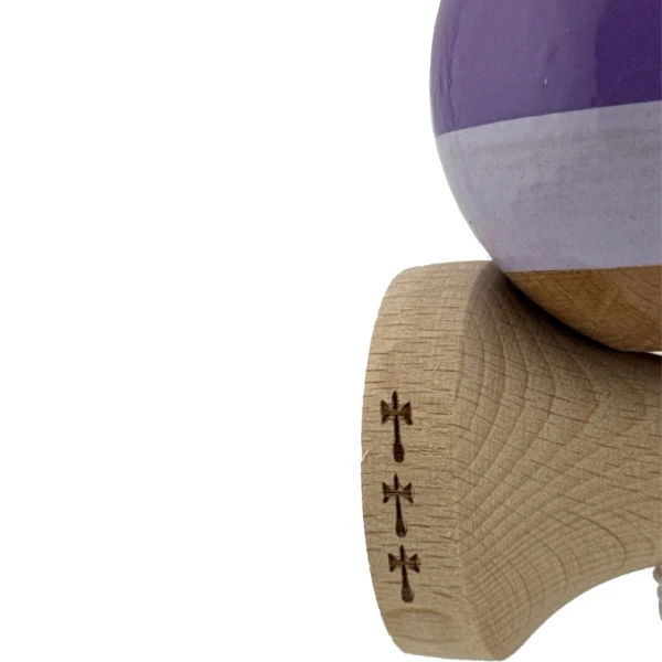 "kendama flippy x original", profesională, rulment metalic, ața 55 cm, ultra aderent, cupe mari, 7 х 6 х 18 cm, violet-liliac 10
