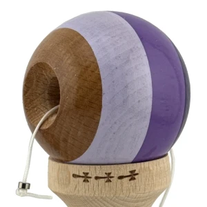 "kendama flippy x original", profesională, rulment metalic, ața 55 cm, ultra aderent, cupe mari, 7 х 6 х 18 cm, violet-liliac Thumbnail 7