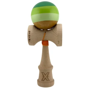 "kendama flippy x original", profesională, rulment metalic, ața 55 cm, ultra aderent, cupe mari, 7 х 6 х 18 cm, verde mix Thumbnail 2