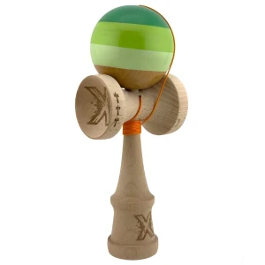 "kendama flippy x original", profesională, rulment metalic, ața 55 cm, ultra aderent, cupe mari, 7 х 6 х 18 cm, verde mix Thumbnail 4