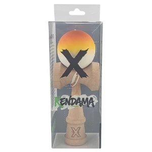 "kendama flippy x original", profesională, 7 х 6 х 18 cm, ața 35 cm, gradient portocaliu-alb Thumbnail 3