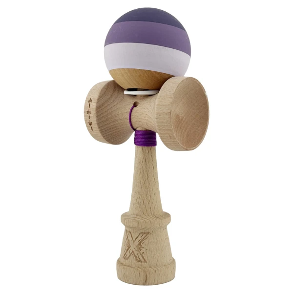 «kendama super sticky x original», rulment metalic, ața 62/65 cm, king size 7.5 x 6 x 18 cm, lilă 5