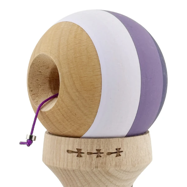 «kendama super sticky x original», rulment metalic, ața 62/65 cm, king size 7.5 x 6 x 18 cm, lilă 8