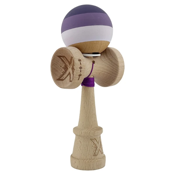 «kendama super sticky x original», rulment metalic, ața 62/65 cm, king size 7.5 x 6 x 18 cm, lilă 4