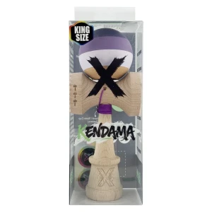 «kendama super sticky x original», rulment metalic, ața 62/65 cm, king size 7.5 x 6 x 18 cm, lilă Thumbnail 3