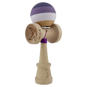«kendama super sticky x original», rulment metalic, ața 62/65 cm, king size 7.5 x 6 x 18 cm, lilă Thumbnail 4