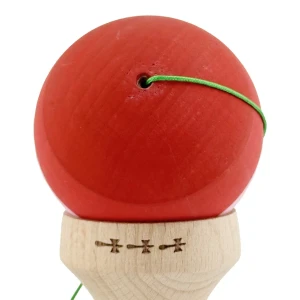 «kendama super sticky x original», rulment metalic, ața 62/65 cm, king size 7.5 x 6 x 18 cm, roșu-roz Thumbnail 10