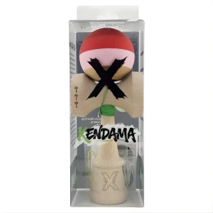 «kendama super sticky x original», rulment metalic, ața 62/65 cm, king size 7.5 x 6 x 18 cm, roșu-roz Thumbnail 3