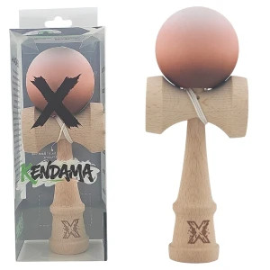 "kendama flippy x original", profesională, 7 х 6 х 18 cm, ața 35 cm, maro-bej