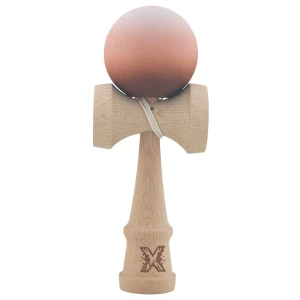 "kendama flippy x original", profesională, 7 х 6 х 18 cm, ața 35 cm, maro-bej Thumbnail 2