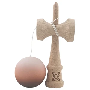 "kendama flippy x original", profesională, 7 х 6 х 18 cm, ața 35 cm, maro-bej Thumbnail 5