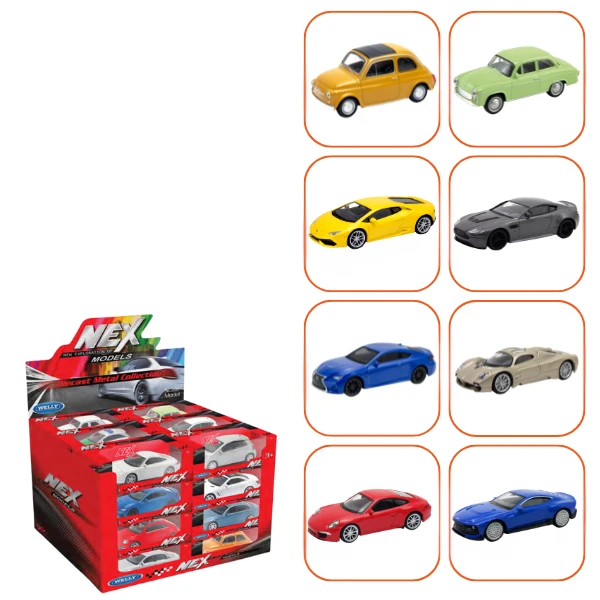 Mașini metalice de colecție 1:43 welly, 8 modele (25a) 4