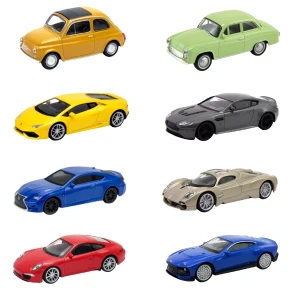 Mașini metalice de colecție 1:43 welly, 8 modele (25a) Thumbnail 5