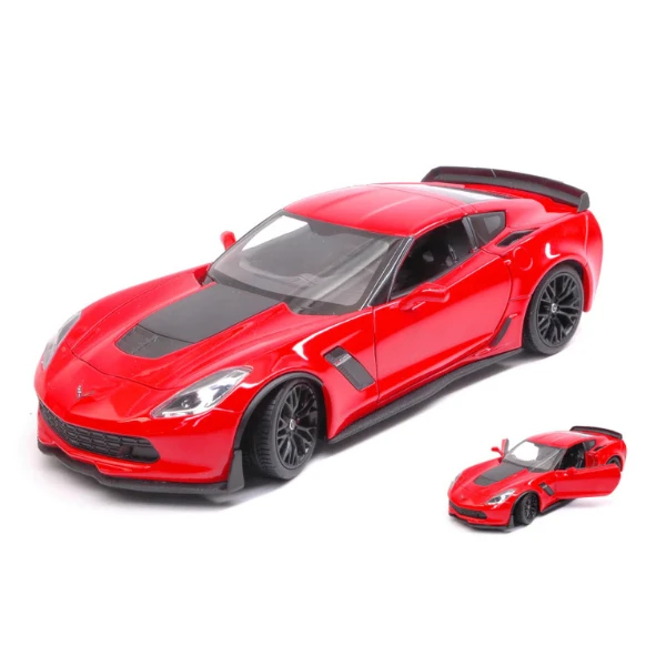 Mașina de colecție chevrolet corevette 1:24 welly 15