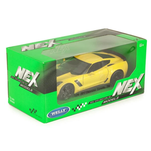 Mașina de colecție chevrolet corevette 1:24 welly 3