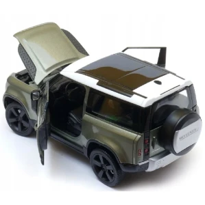 Mașina de colecție  land rover defender 1:24 welly Thumbnail 4