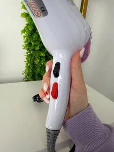Uscator de par gemei, 1300w, alb-roz (gm-1702) Thumbnail 7
