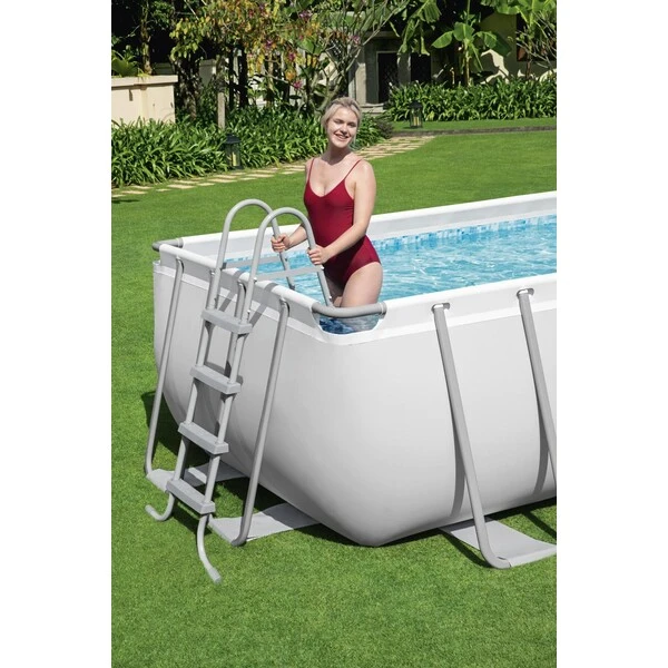 Bestway piscină power steel 412x201x122cm, 8124l, carcas metal 13