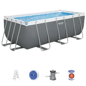 Bestway piscină power steel 412x201x122cm, 8124l, carcas metal Thumbnail 3