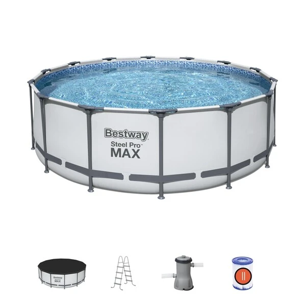 Bestway piscină steel pro max 427х122 cm, 15232 l, cadru metalic 4