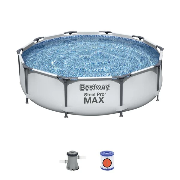 Bestway piscina steel pro max 305x76cm, 4678l, carcas metal 3