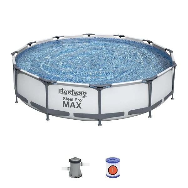Bestway piscină steel pro max 366х76 cm, 6473 l, cadru metalic 3