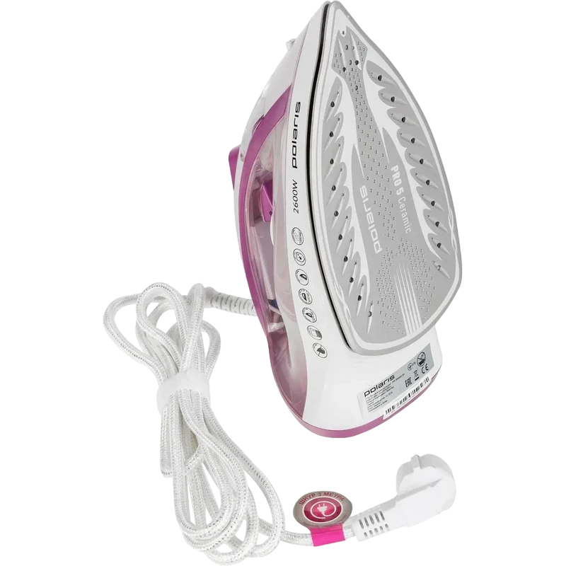 Fier de călcat polaris pir2668ak, 2600w, roz 13