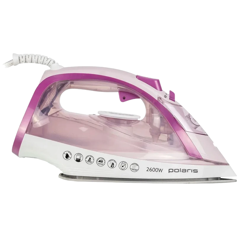 Fier de călcat polaris pir2668ak, 2600w, roz 2