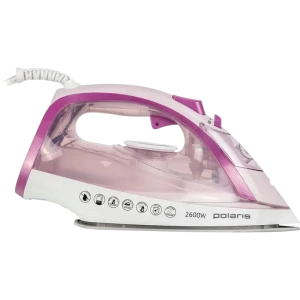 Fier de călcat polaris pir2668ak, 2600w, roz