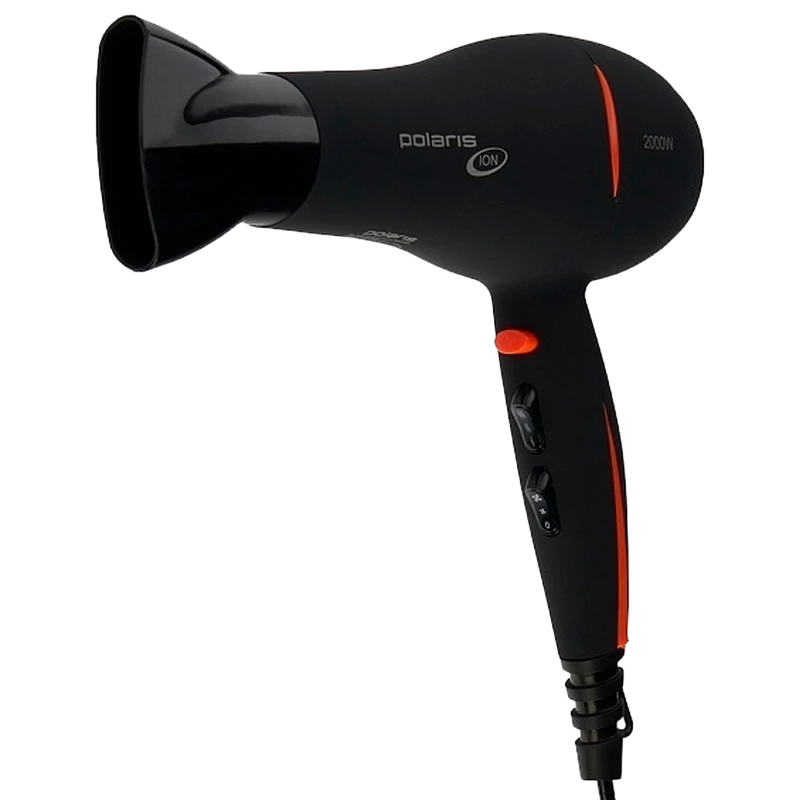 Uscător de păr polaris phd 2038ti, 2000 w, negru 12
