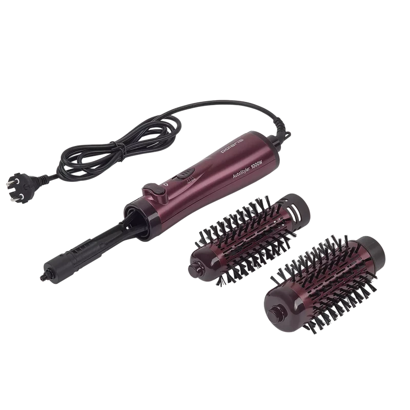 Фен-щётка polaris phs 1020rk, 1000 вт, бордовый 10