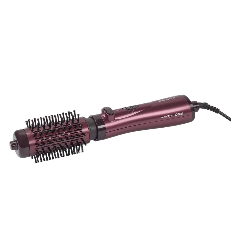 Фен-щётка polaris phs 1020rk, 1000 вт, бордовый 3