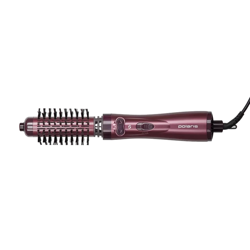 Фен-щётка polaris phs 1020rk, 1000 вт, бордовый 5