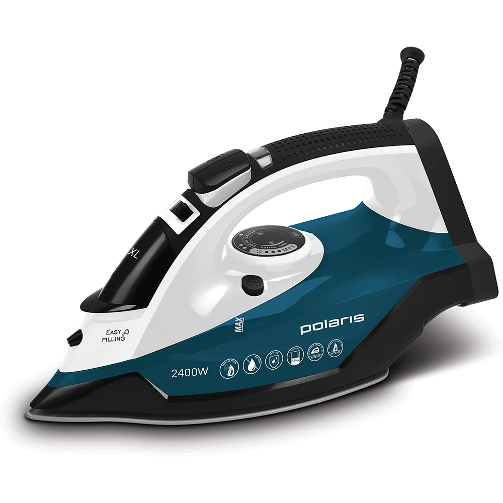 Утюг polaris pir 2420ak, 2400 вт, бирюзовый 2