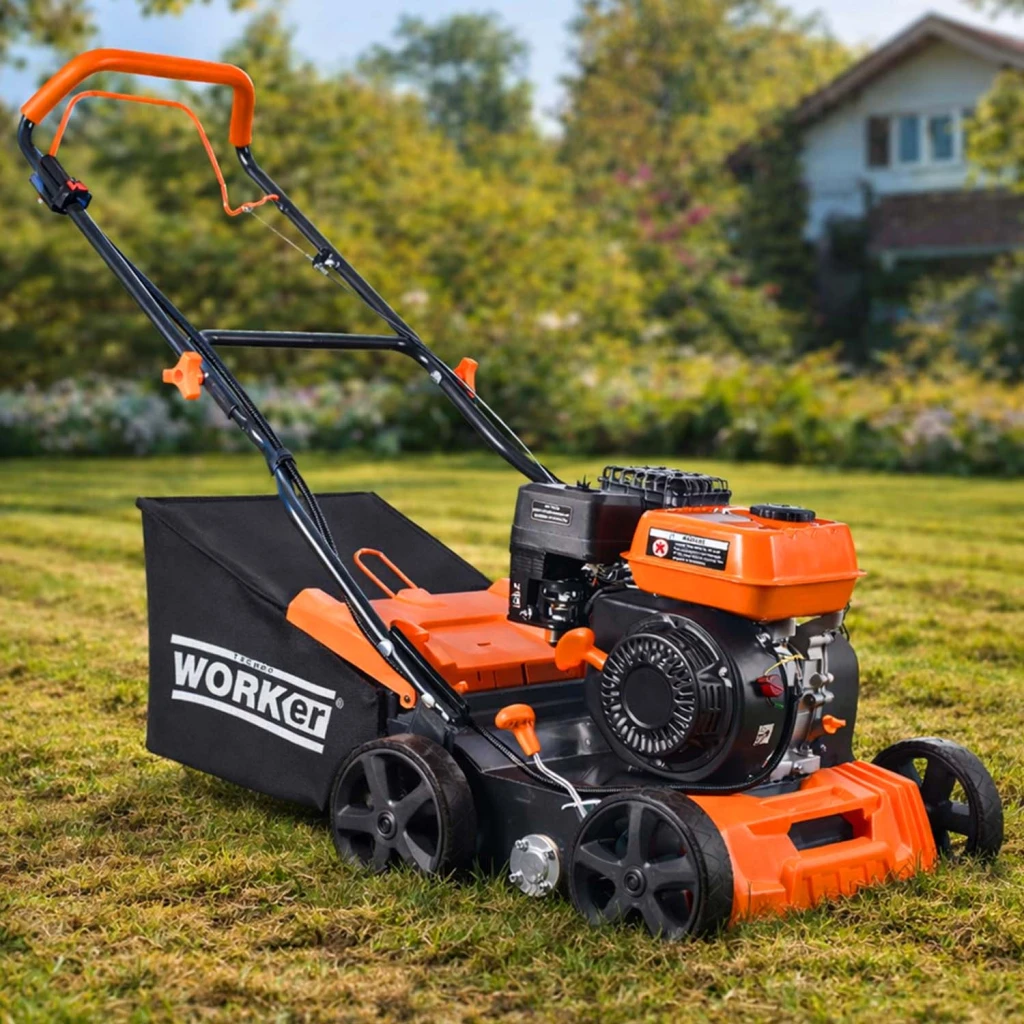 Скарификатор / аэратор бензиновый technoworker ksr400-d 2