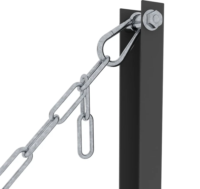 Raft pentru roți din metal vopsit nex metkas 500x1100x550 mm, antracit 7