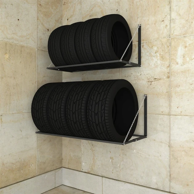 Raft pentru roți din metal vopsit nex metkas 500x1100x550 mm, antracit 8