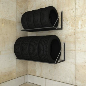 Raft pentru roți din metal vopsit nex metkas 500x1100x550 mm, antracit Thumbnail 8