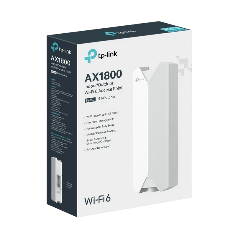 Беспроводная точка доступа tp-link festa f61-outdoor, 574 мбит/с, 1201 мбит/с, белый 3