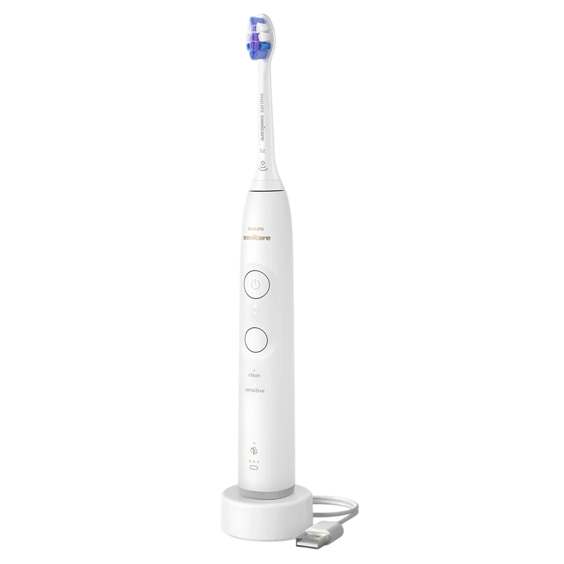 Periuța de dinți electrică sonică philips hx7400/01, alb 4