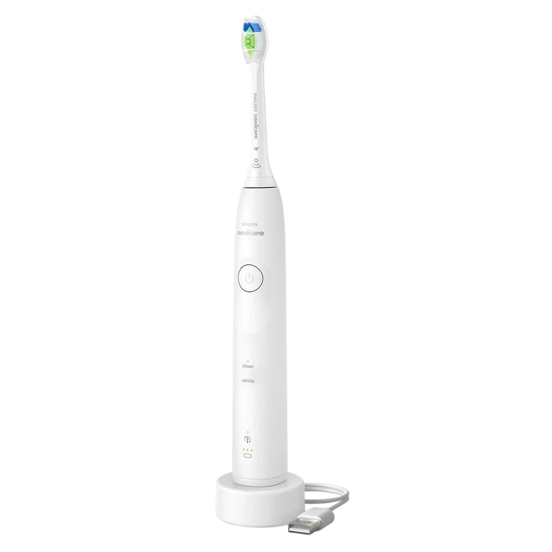 Электрическая звуковая зубная щетка philips hx7110/01, белый 2