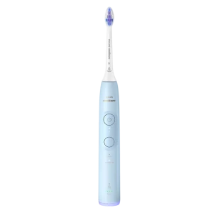 Periuța de dinți electrică sonică philips hx7406/01, albastru deschis Thumbnail 2